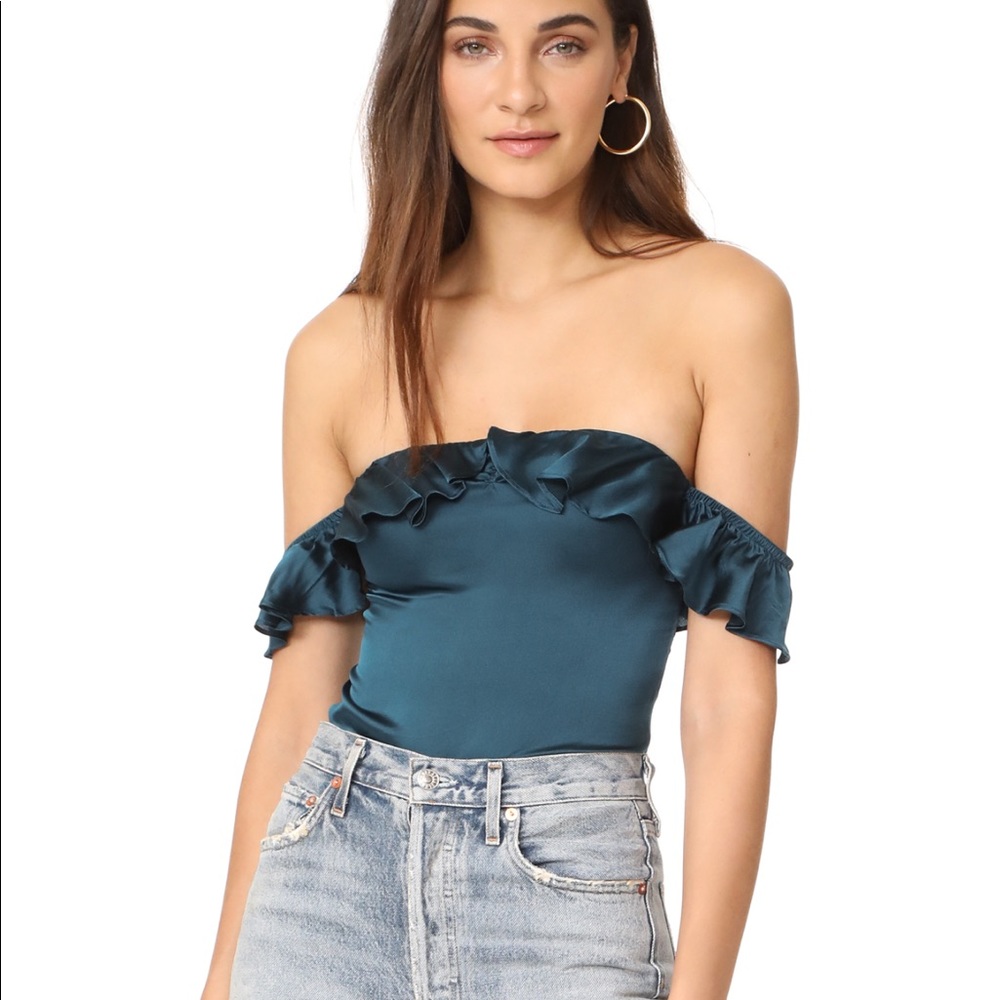 For love and lemons ruffle body suit